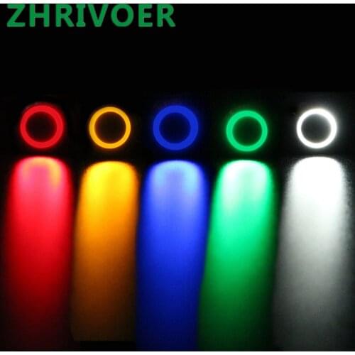 1pcs 16mm Black Oxide Metal 3V-220VPush Button Switch with LED Light Self-locking/Self-reset Car/computer/doorbell