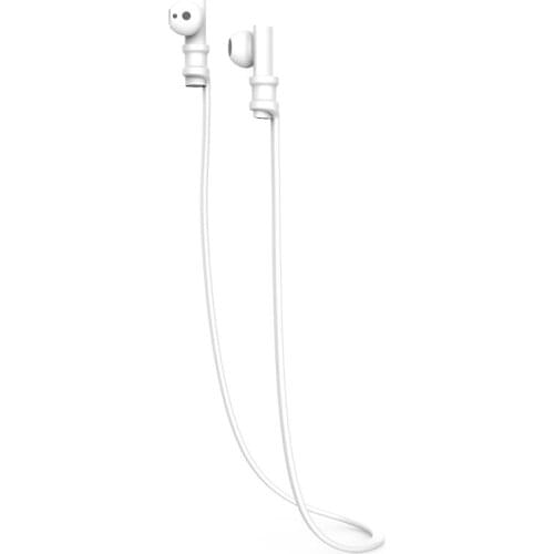 1000pcs/lot black white Silicone Anti Lost Strap Rope Cord Strap for Xiaomi air2 Wireless Bluetooth Headphone Earphone headset