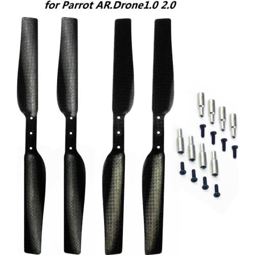 2 Pair 5042 Main 3-Blade Propeller Rotor Carbon Fiber Props for Parrot Bebop Drone 3.0 8088 8x8.8 for Parrot AR.Drone1.0 2.0