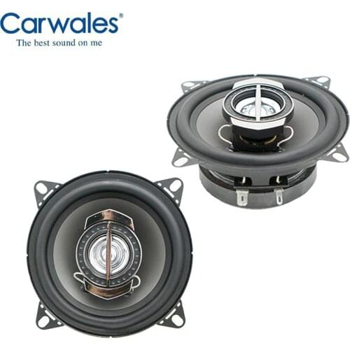 4'' 2-way 2pcs 4 Inch 120W Car HiFi Coaxial Speaker Set Vehicle Door Auto Audio Stereo Full Range Frequency Speakers for Cars