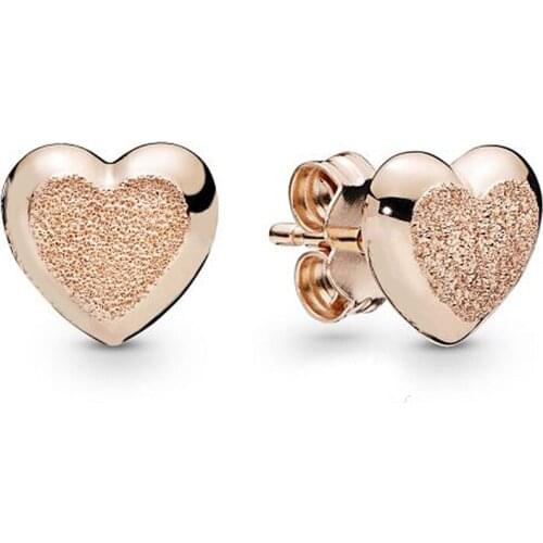 Ajax 925 Sterling Silver Heart Little Stud Earrings For Women Fashion Jewelry 2021 Trend Birthday Gifts Girlfriend