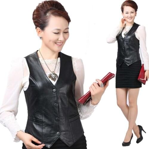 Женские кожаные жилеты ANPOETCHY China At AliExpress