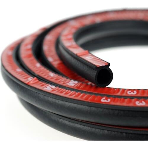 Big D Rubber Seal Car Sticker Genuine Adhesive car door rubber auto insulation car door adhesive seal car accessories