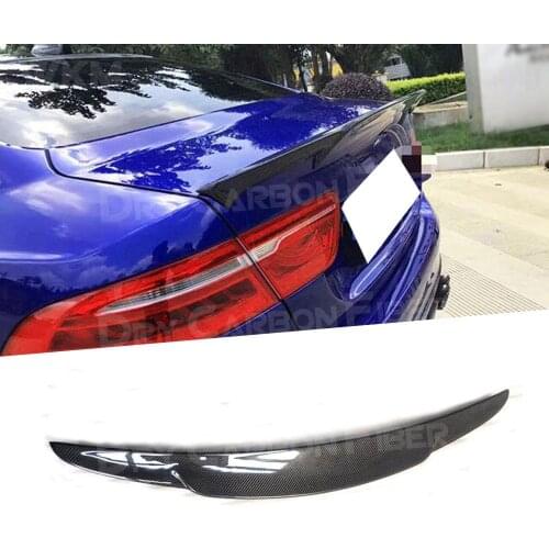 For Jaguar XF XFL 2016-2020 Rear Spoiler Carbon Fiber / FRP Boot Trunk Trim Wings Car Styling