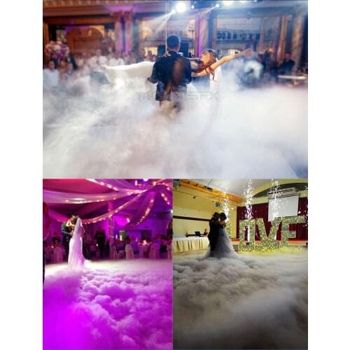 Two big water tank 3000W PLUS Water Base Fog Machine Stage Low Ground Fog Smoke Machine mist water low fog machine