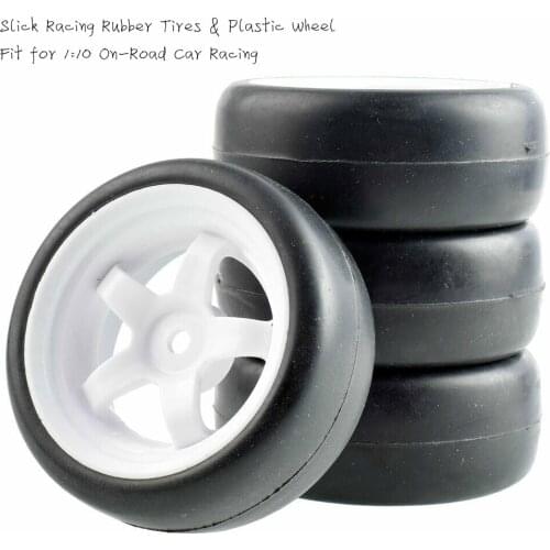 RC 6030-6018 Slick Racing Tires & Wheel Sets For HSP HPI 1:10 Touring Car