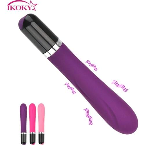 IKOKY Female Vibrator 7 Speeds Dildo Clitoris Vagina Stimulator Sex Games G-spot Massager Adult Erotic Sex Toys for Woman