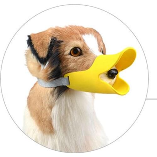 Small medium-sized dog mouth cover Comfortable and Soft Silicone Mouth Cover Synchronized Pet Dog Mouth Sleeve Prevents Biting