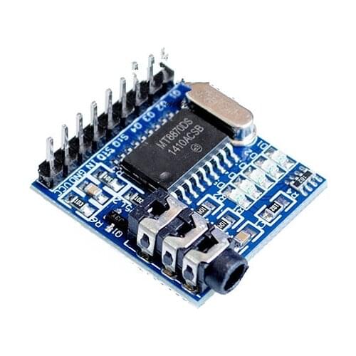 1PCS MT8870 DTMF Voice Decoding Module Phone Module Speech Decoding Voice Board Module LED Indicators With Pins