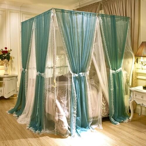 150*200 cm/180x200cm Mosquito Net Elegant Lace Polyester Insect Bed Canopy Netting Curtain pink Mosquito Net Bedding
