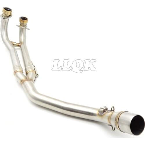 Motorcycle middle of the exhaust pipe muffler exhaust pipe for YAMAHA TMAX530 TMAX500 T-MAX 530 500 08 09 10 11 12 13 14 15 16