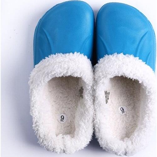 2021 Autumn and Winter Slippers Mens New Garden Shoes Plus Cotton Simple, Comfortable, Lightweight, Non-slip and Wear-resistant