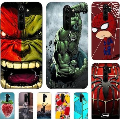 Soft Case For Xiaomi Redmi Note 8 Pro NOTE8 NOTE 8T Phone Cover Cartoon Fundas Super Hero Coque Bumper Cat Shell