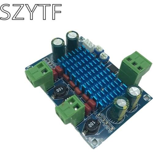 XH-M572 high-power digital power amplifier board TPA3116D2 chassis dedicated to plug-in 5-28V output 120W