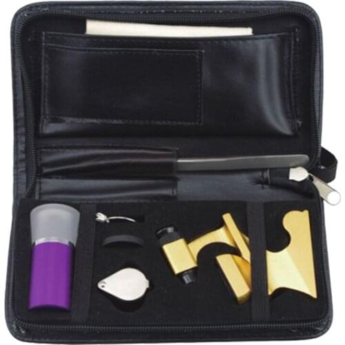 Portable Diamond Tool Bag, Jewelry Identification Kit, Waist Mirror, Magnifier, Jewelry Bag