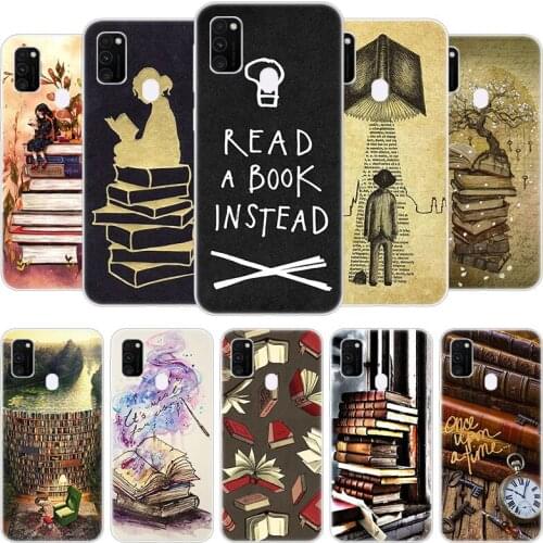 I Love reading books Case for Samsung Galaxy F41 M01 Core M02S M12 M21S M30S M31S M42 M51 M62 A6 A7 A8 Plus 2018 Silicone Cover