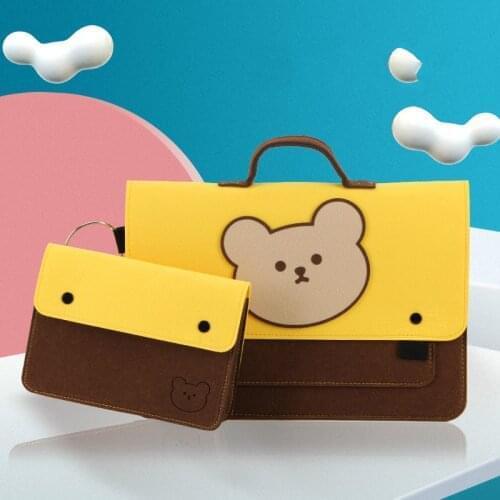 Women Briefcase Laptop Notebook Pouch Travel Passport Holder A4 Document Bags Men Lightweight Liner Package Accessories Supplies