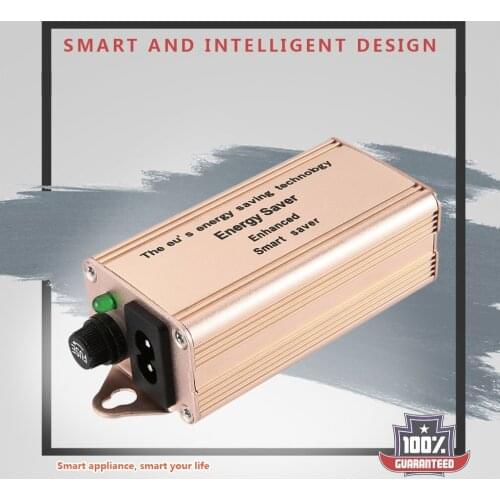 Enhanced Power Energy Saver Smart Electricity Saving Box Current Wave Form Distortion Reducing Device EU Plug/US Plug