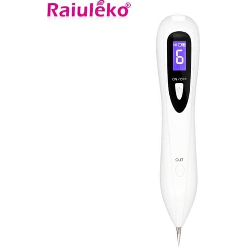 USB Rechargeable LCD Laser Sweep Freckle Mole Removal Pen Tattoo Removal Machine Dark Spot Speckle Nevus Facial Skin Clean Tool