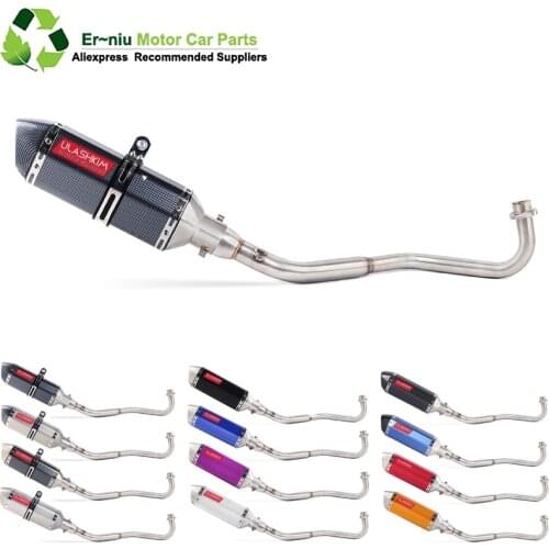 Motorcycle Exhaust Full System Middle Pipe Muffler Slip On For Honda M3 MSX 125 MSX125 SF 2013 To 2020 Exhaust