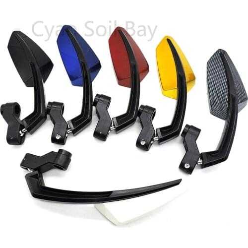6 colors Plastic Motorcycle Rearview Mirrors Rear View Side Mirror Universal Scooter E-Bike Rearview Mirrors