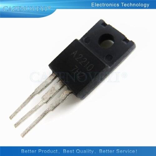 10pcs/lot=5pairs ( 5pcs A2210 + 5pac C6082 ) 2SA2210 2SC6082 TO-220F In Stock