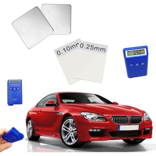 6Pcs Double Aluminum Coating Thickness Films Calibration for Gauge GM200 Calibration Coating Films High Quality Car Accessory