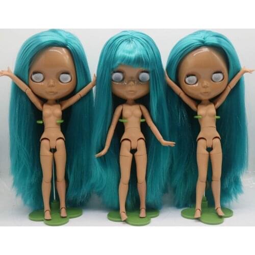 No eye chips,Blyth doll with mix hair (Series NO.GFS 622 )