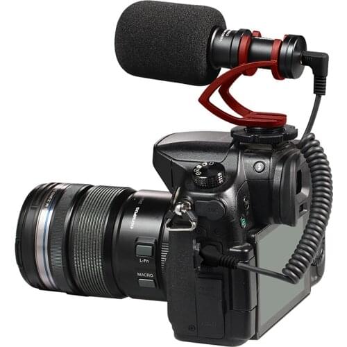COMICA CVM-VM10II Video Recording Mic on Camera / Phone Micro-phone for Canon Nikon Sony DSLR Camcorder for IPhone Samsung S9 S1