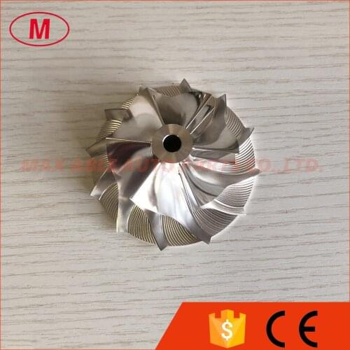 CT26 49.20/71.00mm 6+6 blades Turbocharger Aluminum 2618/Milling/Billet compressor wheel