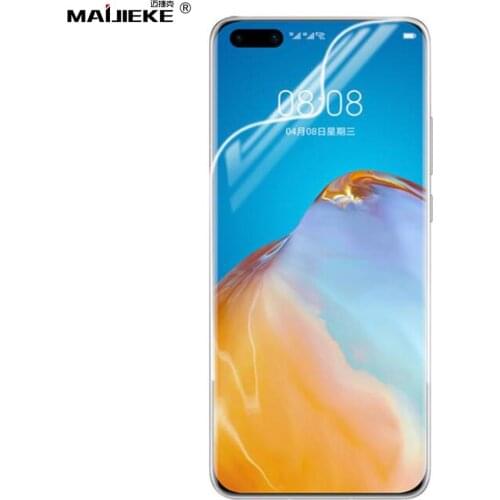 15D Full Cover Screen Protector For Huawei P10 plus P8 P9 lite P30 pro P20 Lite Y9 Prime 2019 Hydrogel Film Screen Guard Gel