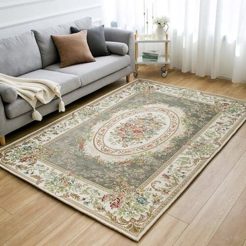Europe Pastoral Style Carpet Rug Large 200x290cm Floral Living Room Carpet Modern Rugs Coffee Table Bedroom For Decor Home Mat