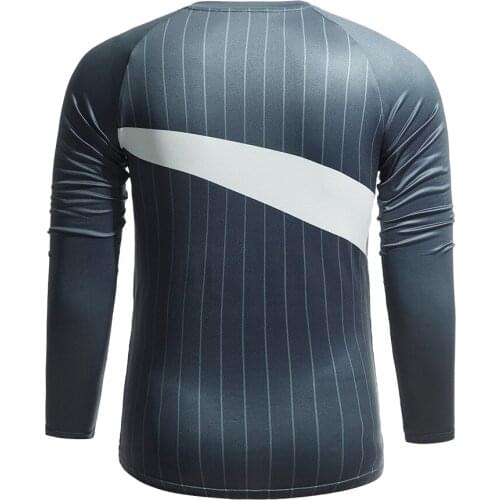 Men Sport Track T Shirt Running Jogging Compression Skin Fitness Gym Soccer Basketball Male Jersey Sportswear Tights Top