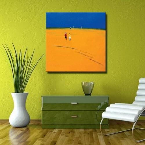 Handmade canvas wall art painting simple modern colorful oil paintings on canvas china acrylic Pictures Wall Stickers