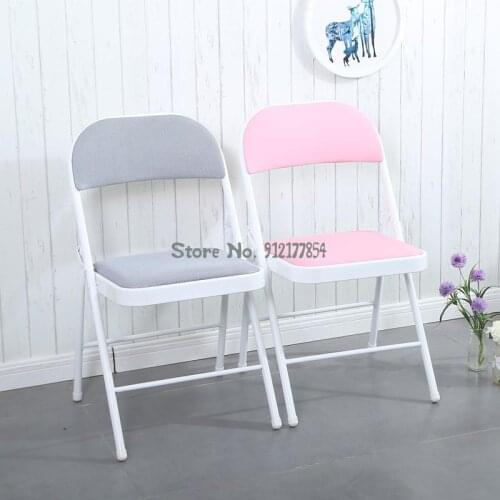 Folding Chair Home Dining Chair Back Chair Office Chair Conference Chair Training Chair Computer Chair Dormitory Chair Adult Sto