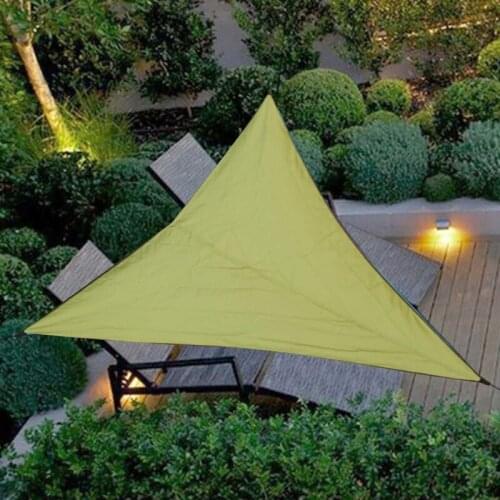 Triangular Outdoor Awnings Waterproof Sun Shelter Sunshade Protection Outdoor Canopy Garden Patio Pool Shade Sail Awning WF