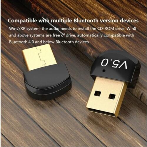 USB Bluetooth 5.0 Adapter Transmitter Bluetooth Receiver Audio Bluetooth Dongle Wireless USB Adapter for Computer PC Laptop c