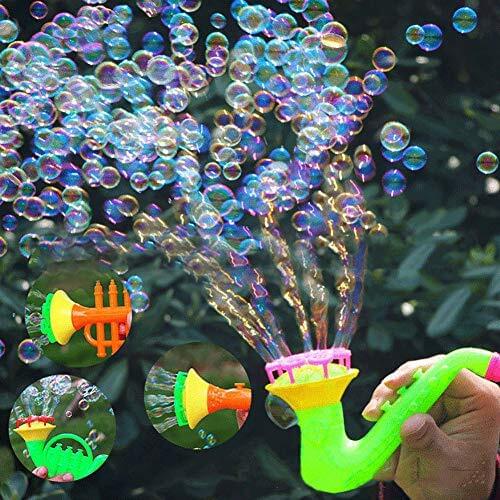 2020Water Blowing Random Color Gun Soap Bubble Blower Outdoor Child Toys New Creative Polyporous Wedding Machine