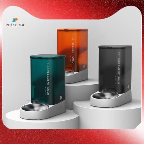 Xiaomi PETKIT Smart Cat Feeder SOLO Automatic Bowl Pet Cat Feeder Never Stuck Feeder Fresh Pet Food Dispenser Mobile APP control