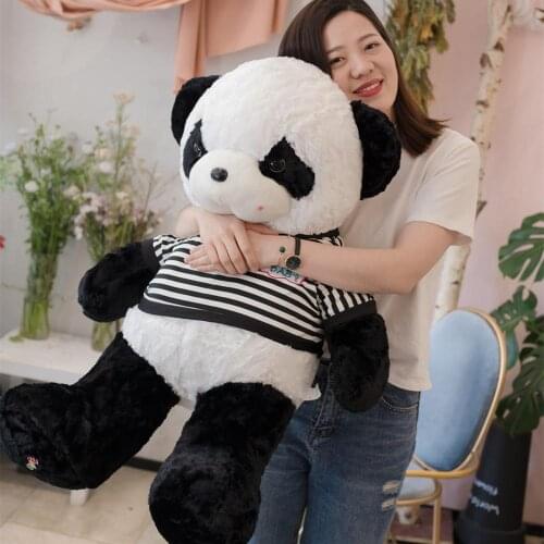 1pc 45/55/75cm Kawaii Panda Stuffed Doll Cute Animal Plush Toys for Children Kids Love Toy Birthday Gift for Girls