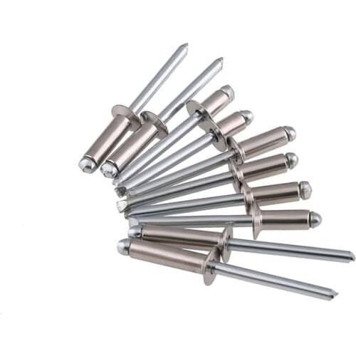 30PCS/Lot 304 Stainless Steel M5*8/10/13/16/20MM Countersunk head pop rivets flat head rivets decoration rivets metalfastners
