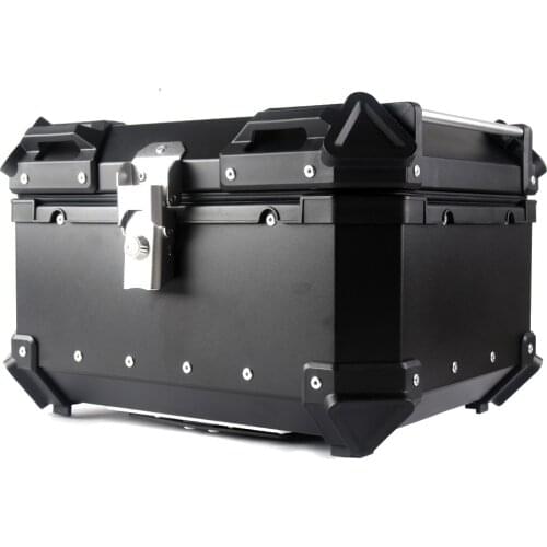 32L New Aluminum Alloy Tail Box Electric Motorcycle Trunk Waterproof Storage Luggage Small Trunk Motorcycle Storage Box