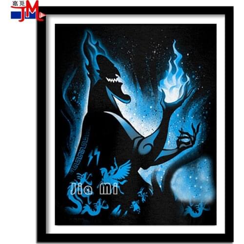 3D Diy Diamond Painting Lord of the Underworld Diamond Embroidery Picture Mosaic Cartoon Fantasy Handmade Gift Home Wall Decor