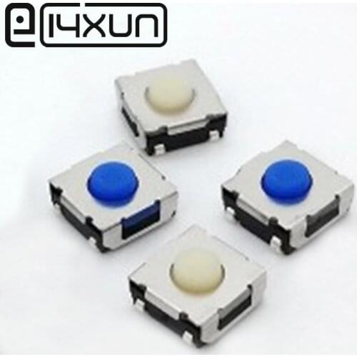 5pcs 6*6*3.4mm 6*6*4.3mm 6*6*5mm 4Pin SMD Waterproof Silicone Tact Switch 4P Micro Push Button Tactile Switchs