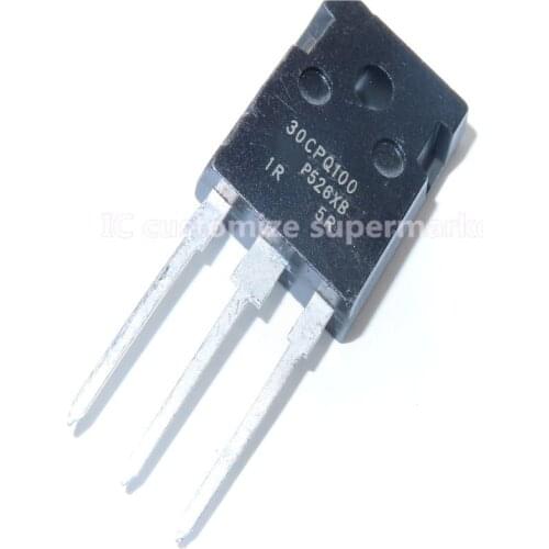 5PCS/LOT NEW 30CPQ100 TO-3P 100V 30A Triode transistor