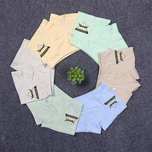6PCS/LOT Boys Modal Boxer Kids Underwear Boxers Cartton High Quality Soft Modal Baby Underpants Panties for boys cueca infantil