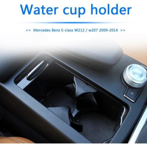 Car Center Console Drinks Cup Holder for Mercedes-Benz C-Class W204 2007-2014 E-Class W212 W207 2009-2014 Drinks Cup Holder