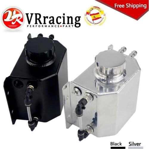 FREE SHIPPING - 1L Aluminum Coolant Radiator Overflow Recovery Water Tank Bottle Reservoir VR-TK57