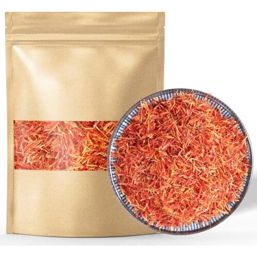Free shipping safflower 500g, adjust endocrine hypertension and accelerate metabolism