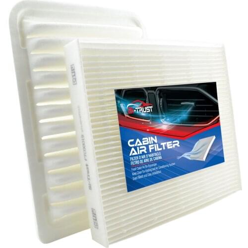 Bi-Trust Engine & Cabin Air Filter for 2009-2019 Toyota Corolla/2009-2014 Toyota Matrix 2009-2010 Pontiac Vibe/2016 Scion IM